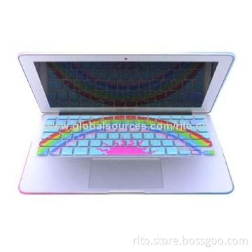 New Arrival Colorful Design Silicone Keyboard Protector for MacBook Air 11"